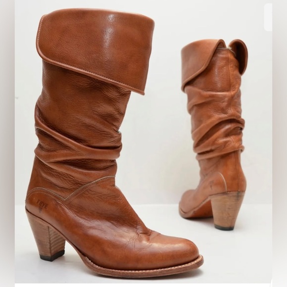 Frye Leather Western Boots - Picture 5 of 9